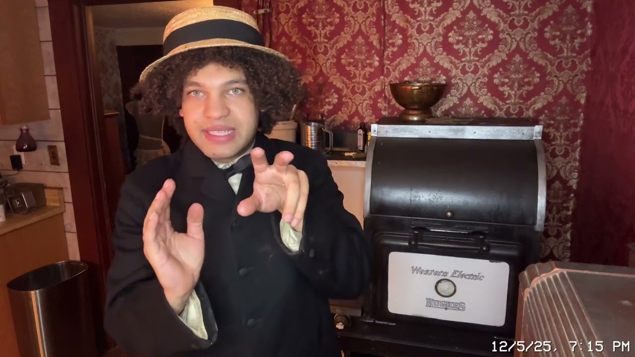 Горячий шоколад на моей ⚡️электрической плите Hughes 1917 года⚡️🎩 