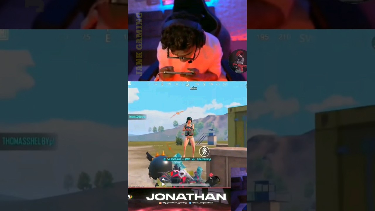 @jonathangaming quick 1v4 ana pure shocked all players 💥 #bgmi #jonathan #gaming #godlike #shorts