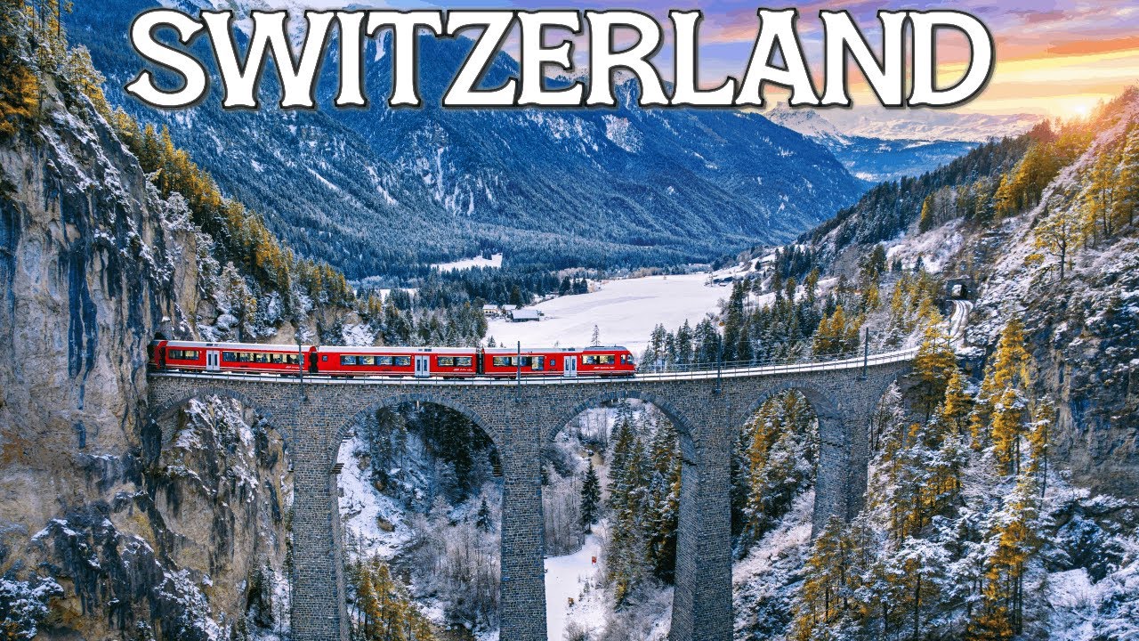SWITZERLAND from Above 🇨🇭 | 4K Drone Footage with Calming Music