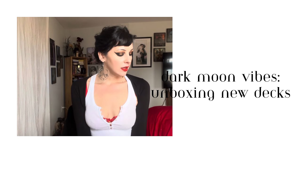 Dark Moon Vibes: Unboxing The Citadel Oracle and The Poe Tarot