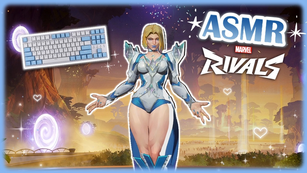 Marvel Rivals ASMR ♡ – Let’s Try Emma Frost! ❄️ | Whispered & Keyboard Sounds 💙