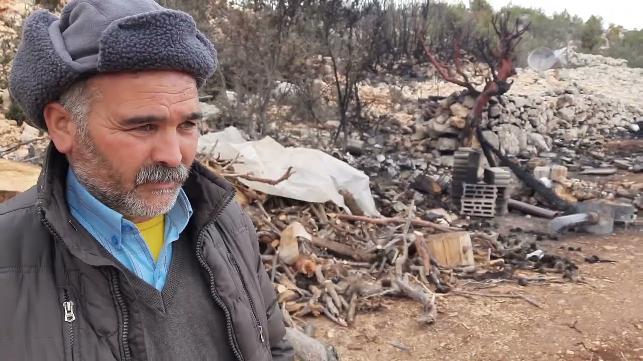 YÖRÜK ÇADIRI (ÇATMA, YÖRÜK EVİ) YANAN KARDEŞİMİZ.