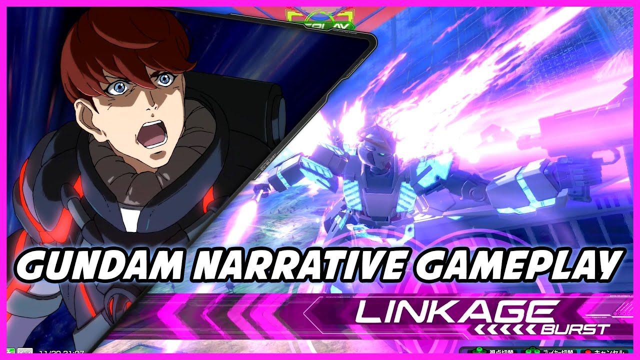 EXVS2 - Narrative Gundam Gameplay & Moveset