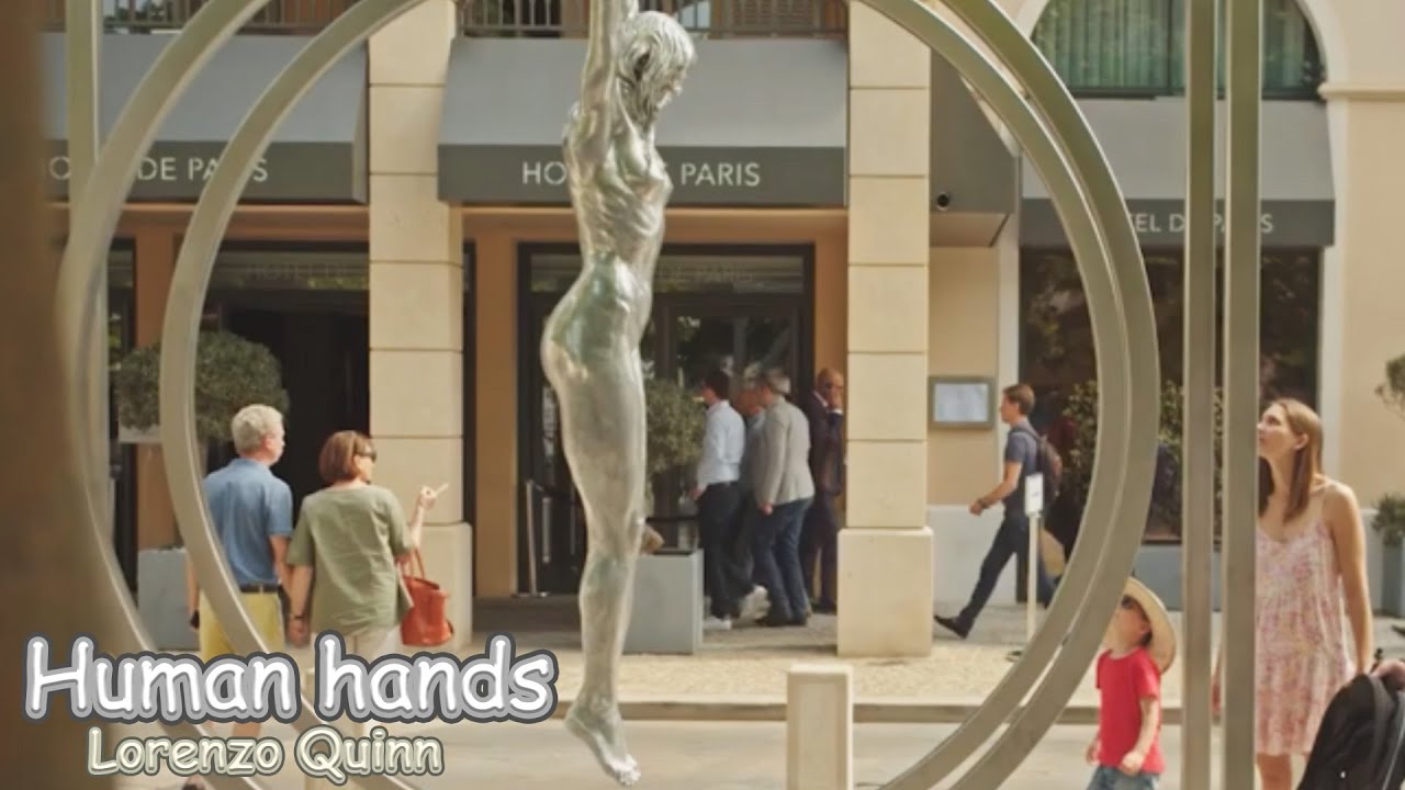 Human hands, Lorenzo Quinn.