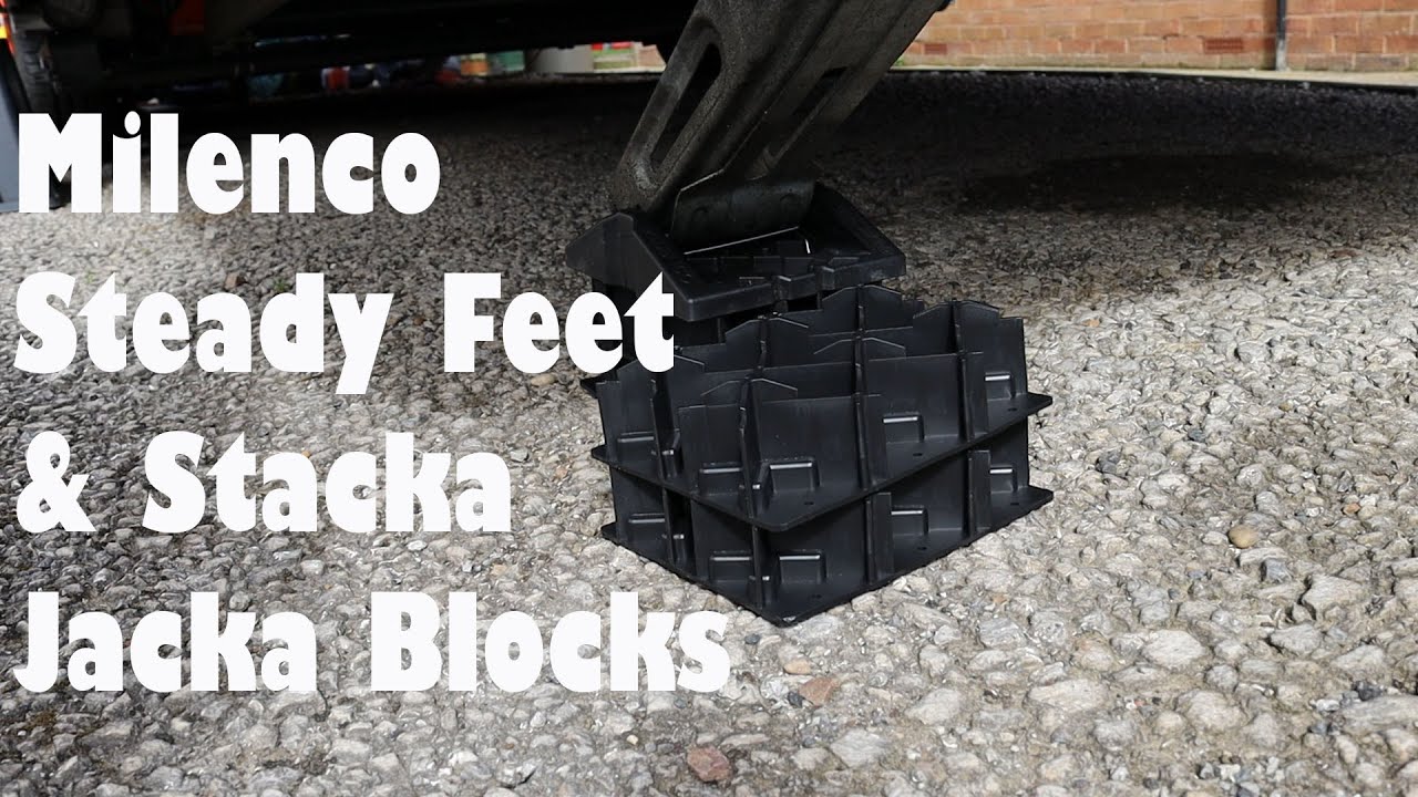 Milenco Corner Steady Pads  & Stacka Jacka, Blocks