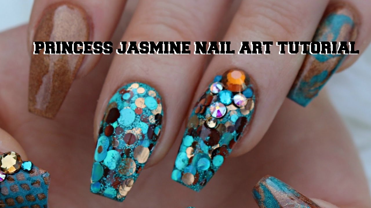 PRINCESS JASMINE NAILS