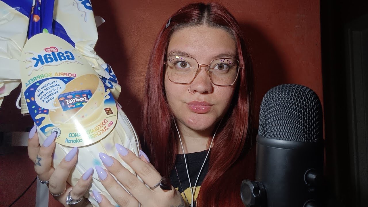 APRIAMO INSIEME L'UOVO DI PASQUA GALAK 2025 😴💜 | ASMR ITA