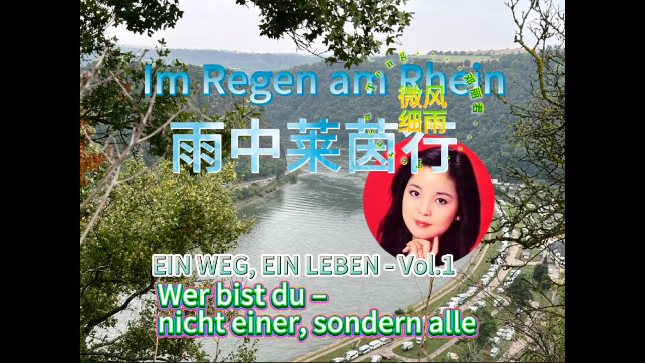 Wandern: Im Regen am Rhein (rund um Rüdelsheim & Loreley) 莱茵雨中行 - 听邓丽君《微风细雨》