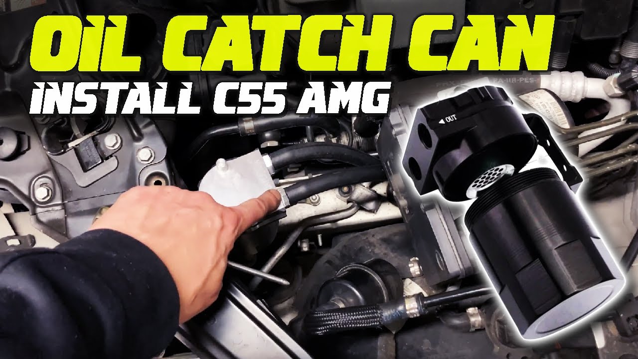 C55 AMG — КАК УСТАНОВИТЬ МАСЛОУЛОВИТЕЛЬ