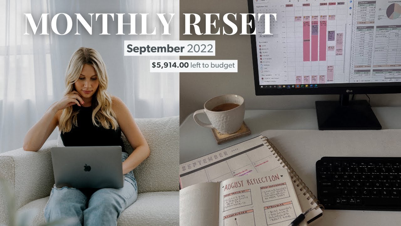 SEPTEMBER RESET ROUTINE | reflecting on goals, budgetting & current favourites