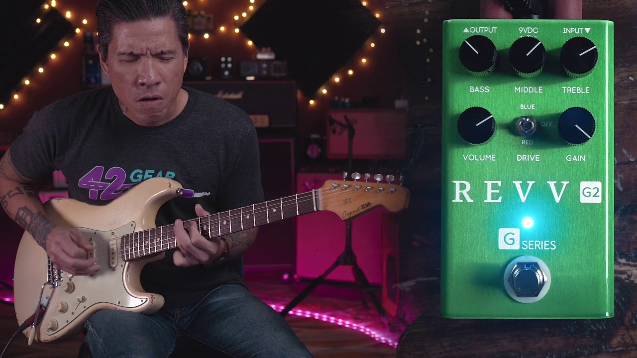 REVV G2 Overdrive/Distortion pedal - demo by RJ Ronquillo