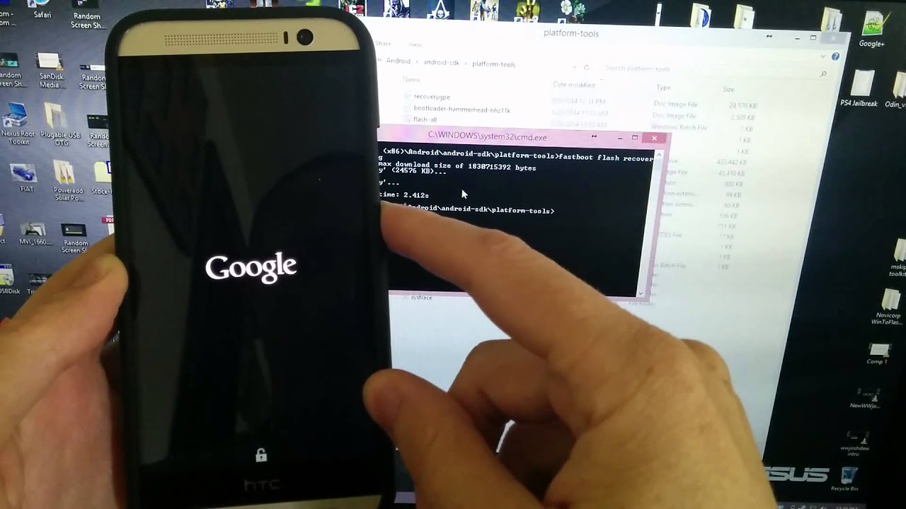 HTC One M8 GPE How to install stock recovery