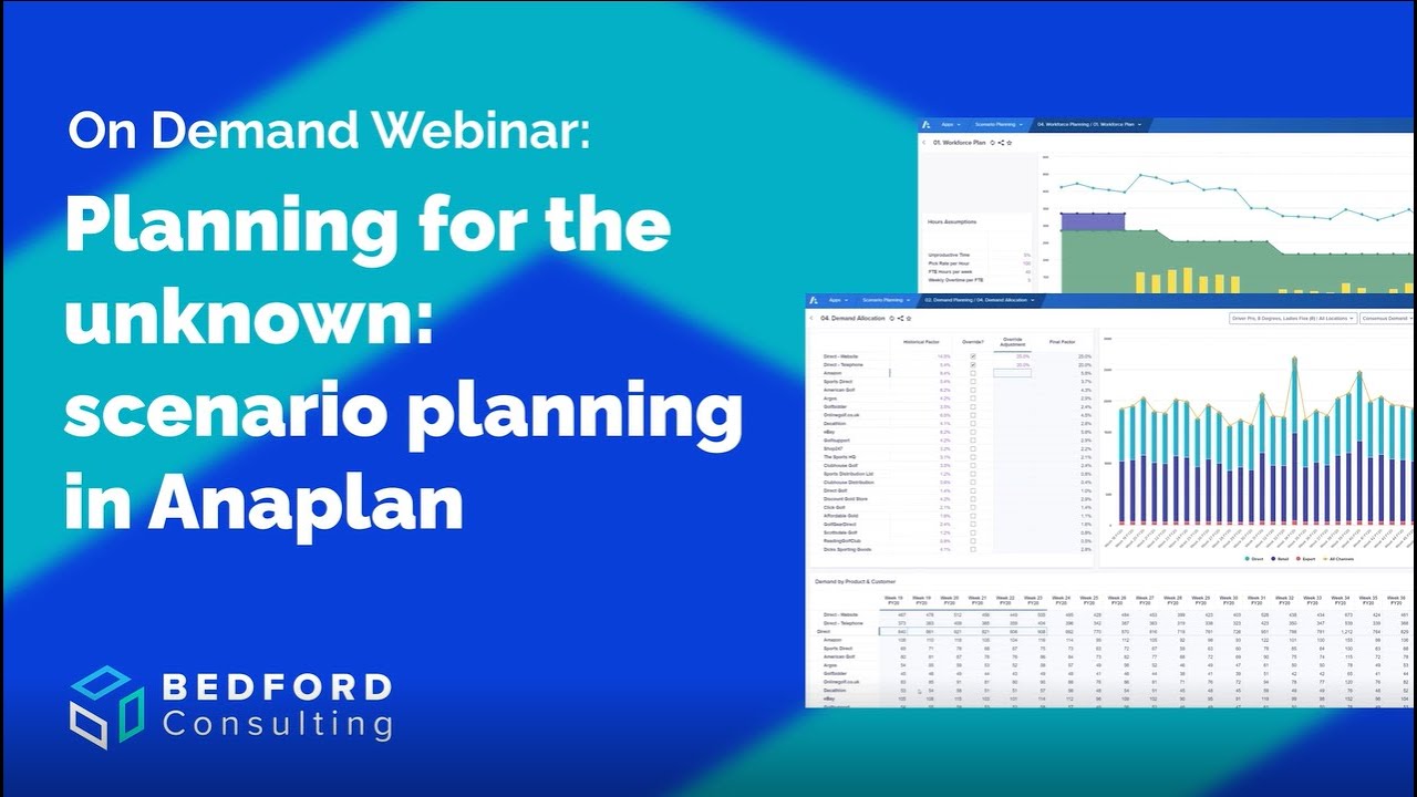 On Demand Webinar: Planning for the unknown - Scenario Planning in Anaplan