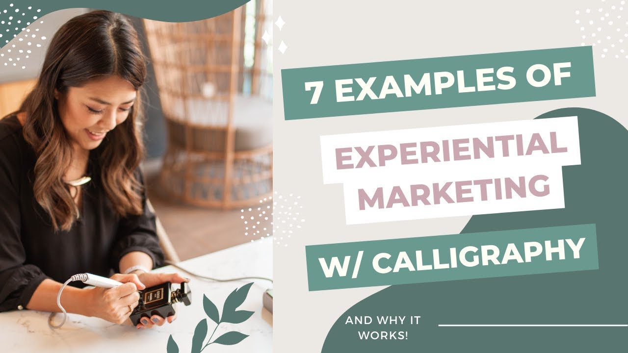 7 Examples of Experiential Marketing With Calligraphy | Hand Lettered Brand Activations