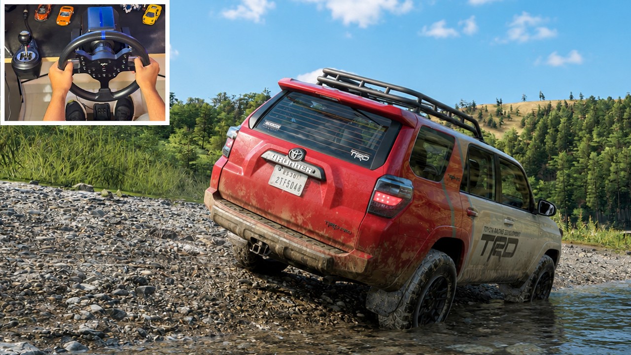 Forza Horizon 6 - Toyota 4Runner TRD PRO Offroading | Steering Wheel Gameplay