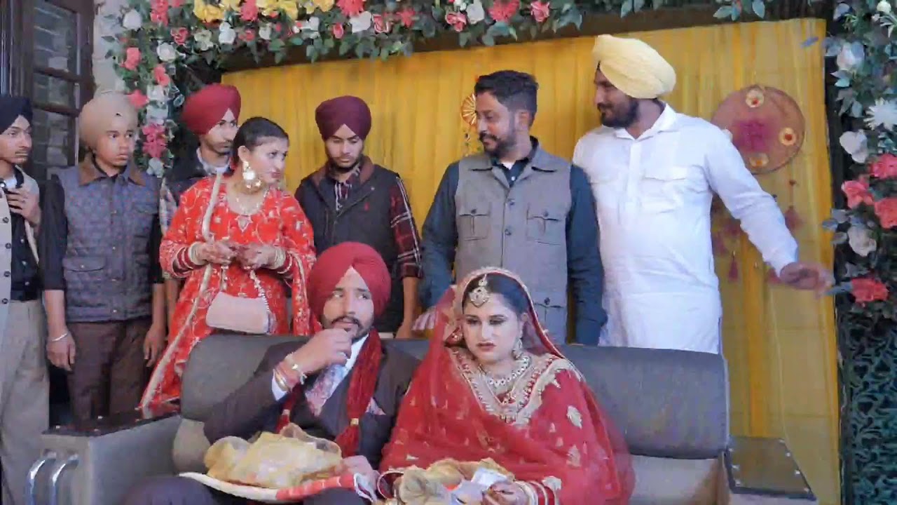 LIVE WEDDING CEREMONY RANJEET SINGH WEDS MANDEEP KAUR LIVE BY GILL PHOTOGRAPHY MAKHU MOB.9876307705