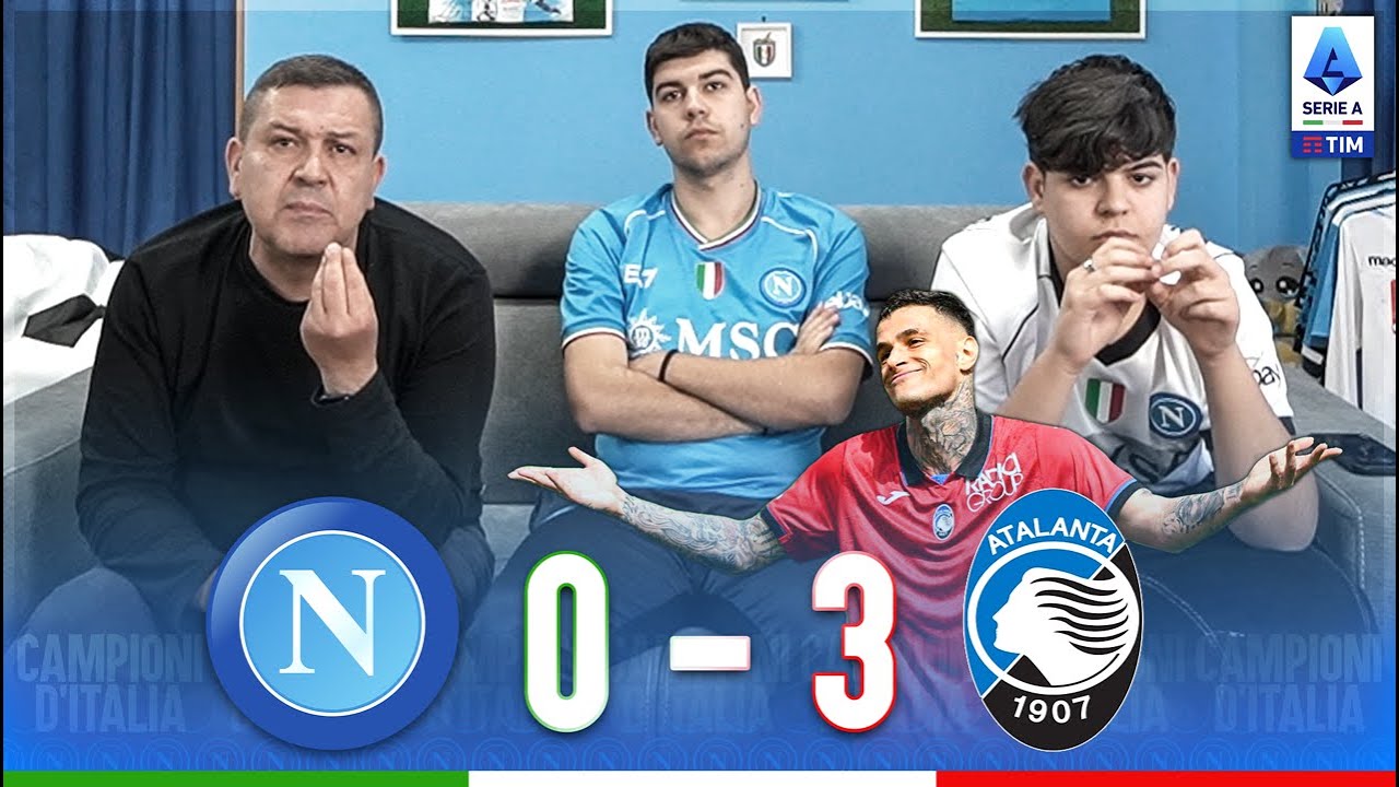 VERGOGNA... NAPOLI-ATALANTA 0-3 | LIVE REACTION NAPOLETANI