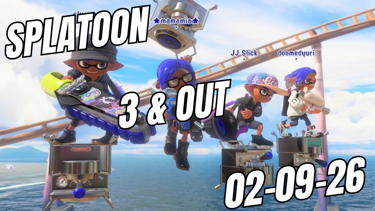 Getting Better. Splatoon 3 Gameplay, 3 & Out Session 02-09-26