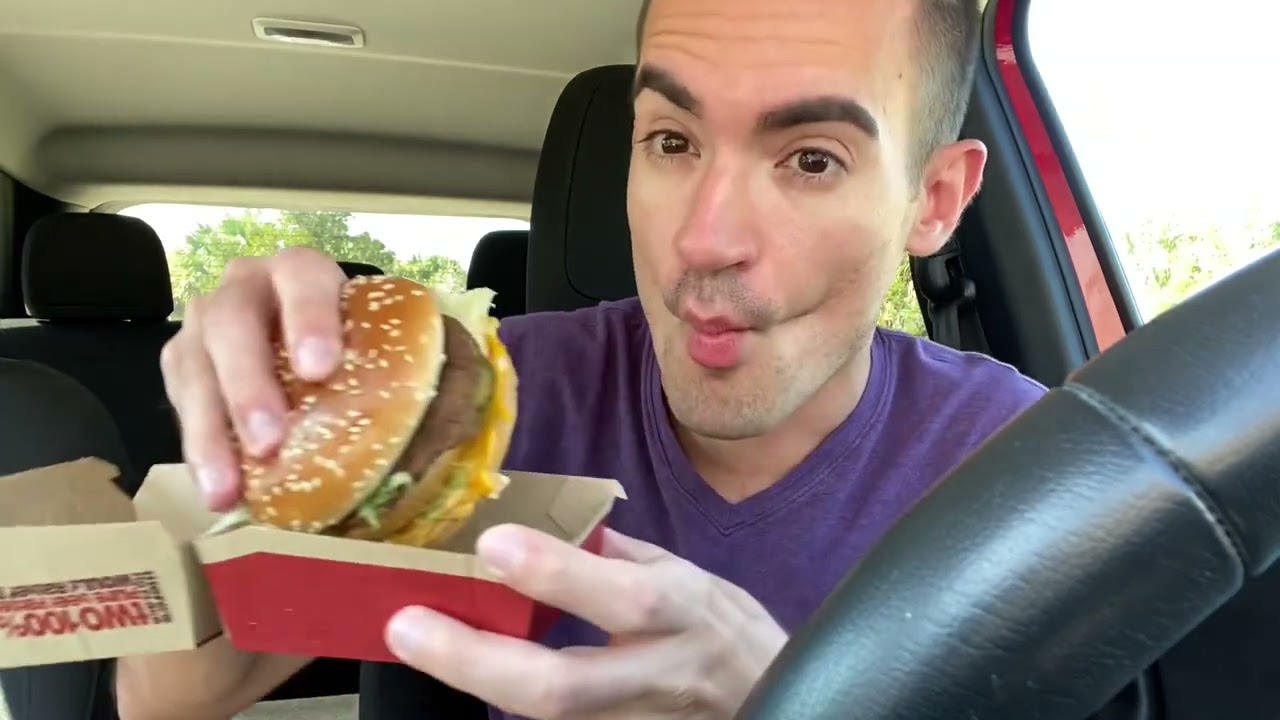 McDonalds Mukbang in the Car 🚗 🍟 (Old Fashioned ASMR)