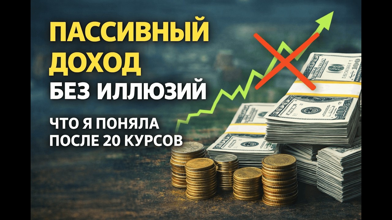Пассивный доход без иллюзий | Что я поняла после 20 курсов