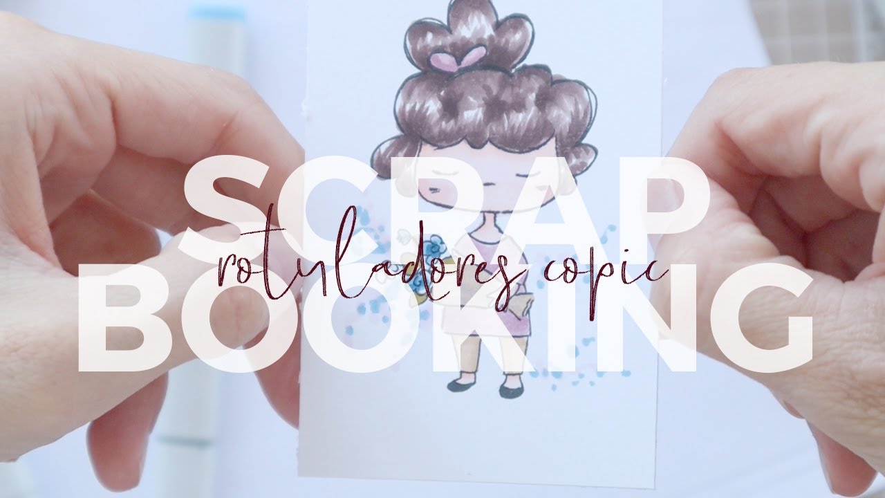 Curso  online de INICIACIÓN AL SCRAPBOOKING | 10 Rotuladores COPIC parte 2
