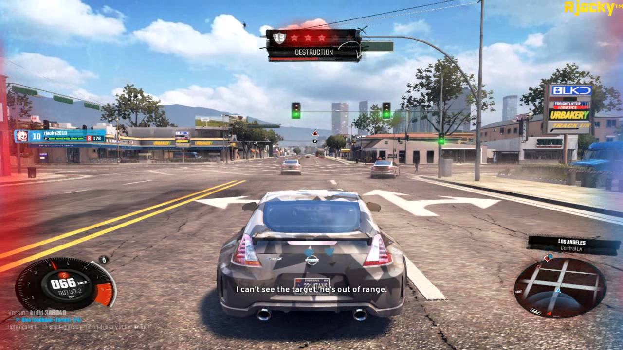 The Crew 2nd Beta Los Angeles 5 Stars Police Chase