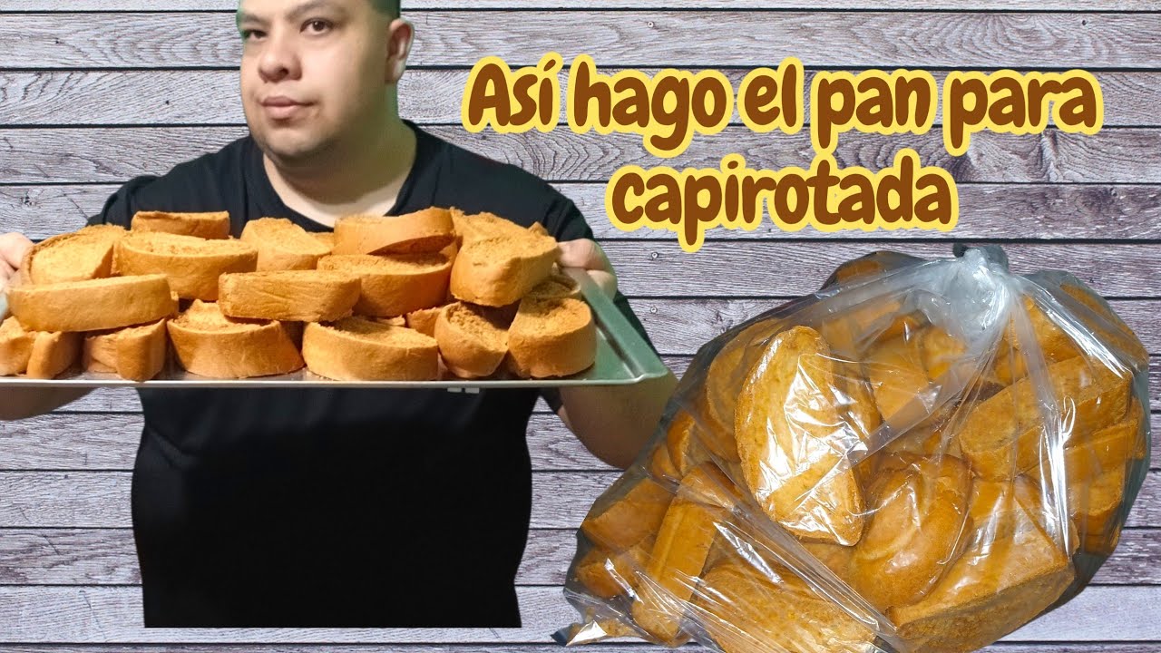 Así se hace el pan para capirotada en panadería 