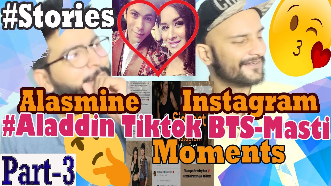 Pakistani Boys React Alasmine Moments Avneet Siddharth Instagram Stories+Tiktok Video Part-3