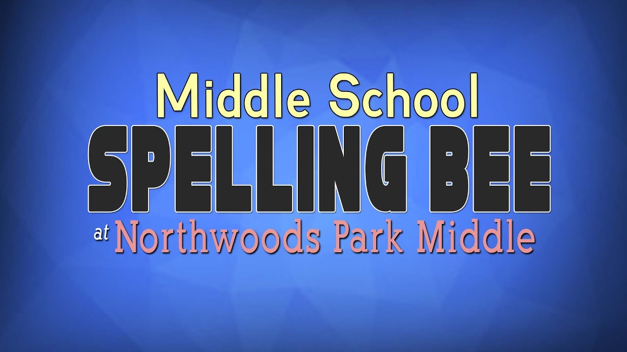 Middle School Spelling Bee 2016