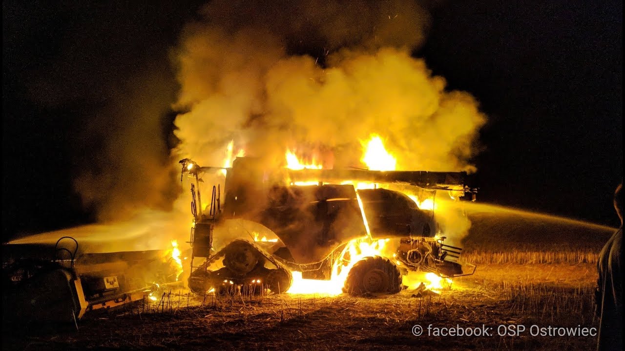 Pożar Kombajnu 2018 🔥  New Holland CR 10.90 🔥