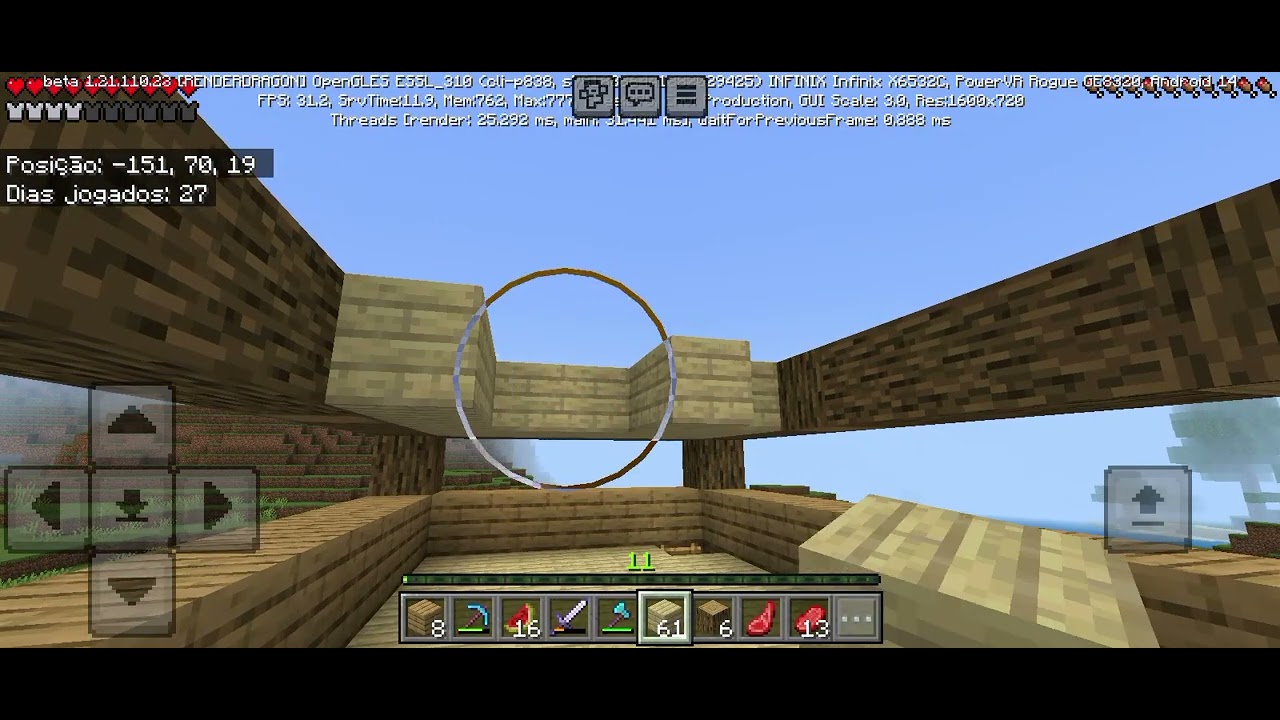 Ep13 jogando sobrevivência no Minecraft 