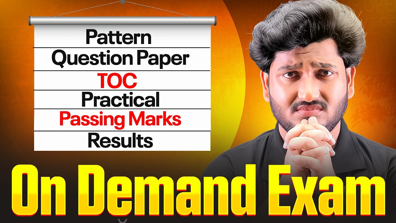 NIOS On Demand 2026 😱 Important Questions, TOC, Results, Theory, Practical