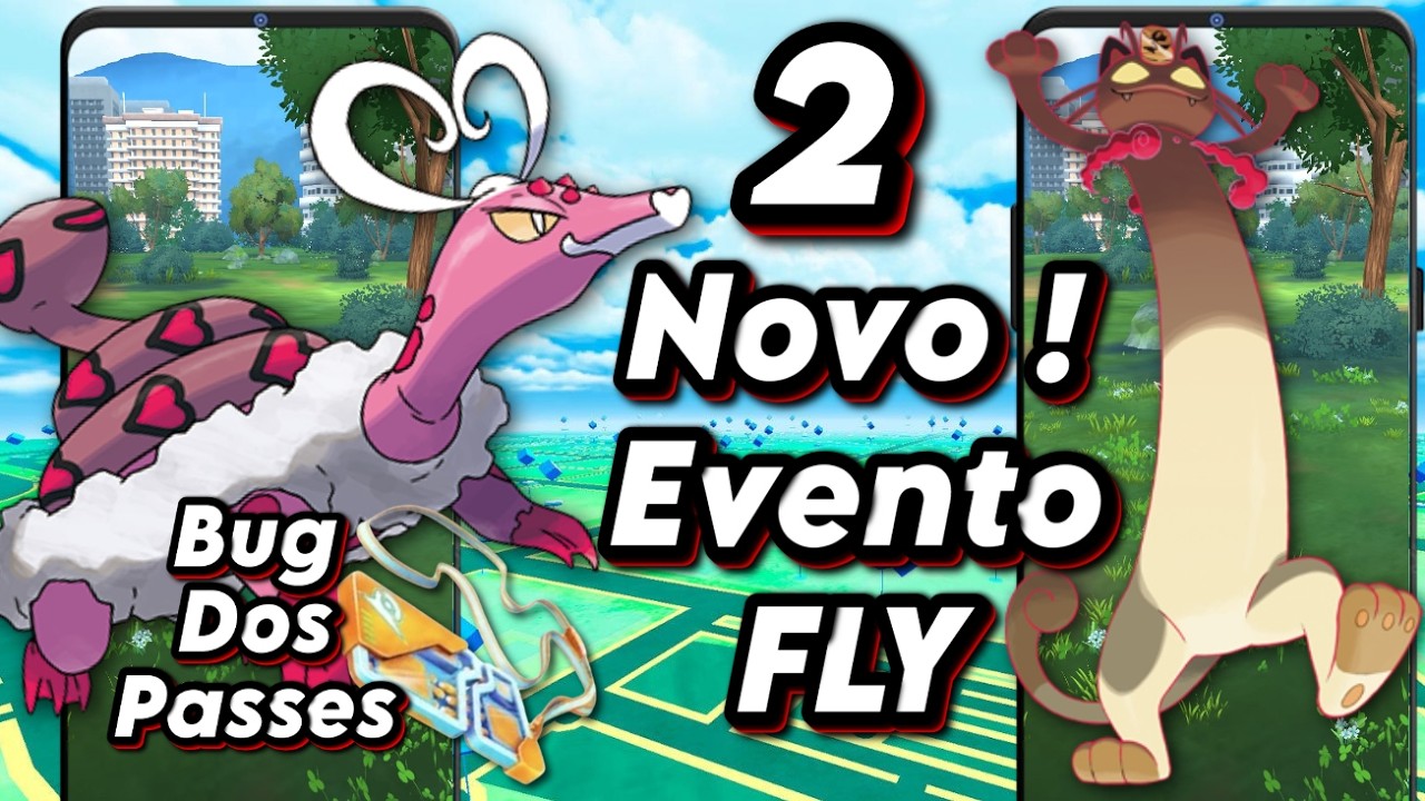 2 EVENTOS FLY ? RAID 5 BUG Therian de Enamorus, RAID MAX ESTREIA Meowth Gigamax POKÉMON GO TELEPORT