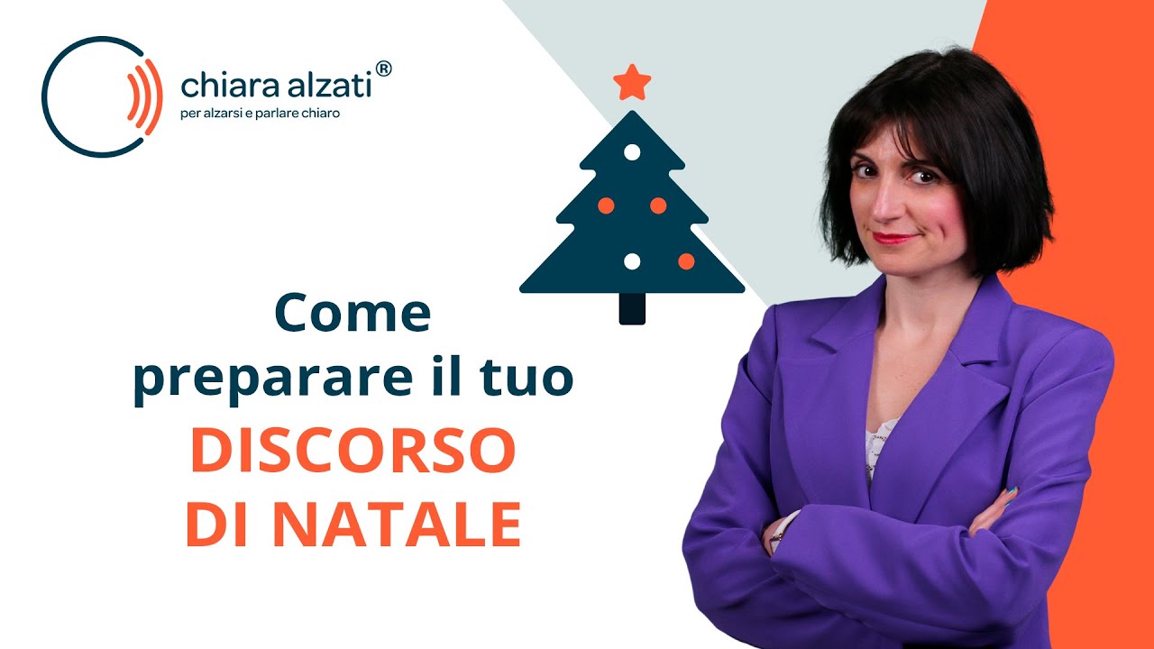Quattro consigli per preparare il tuo discorso di Natale 🎅🏻