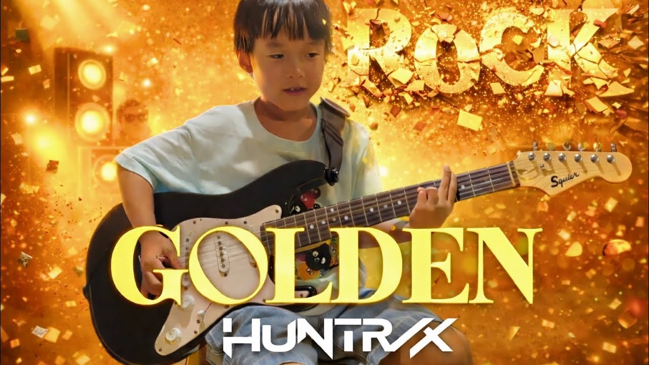 Golden - HUNTR/X electric guitar cover pop rock 