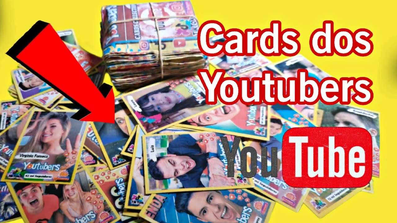 ABRINDO 200 CARDS DOS YOUTUBERS COM VOCÊS 😱 MUITO SHOW #cards #bafão #figurinhas #youtubers