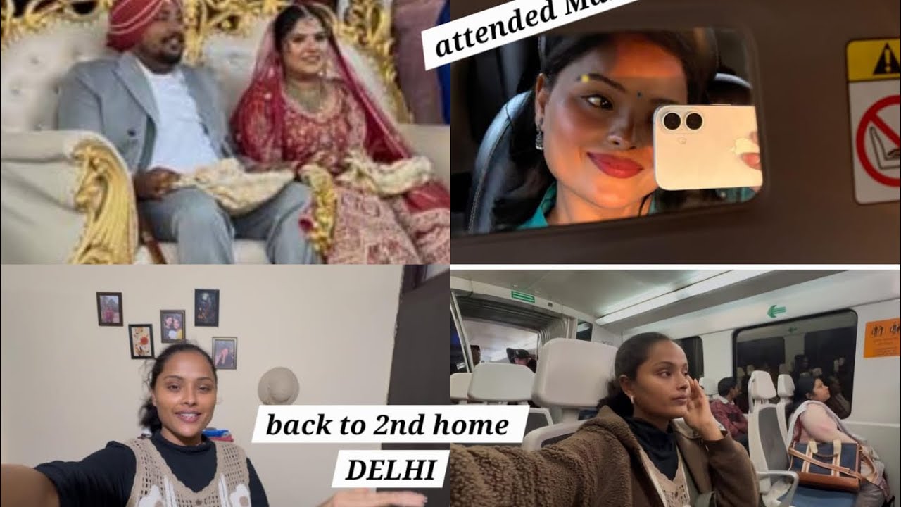  Hometown VLOG | 2 days felt like 2 hours only🏠#marriage #video #vandebharatexpress #travelvlog 