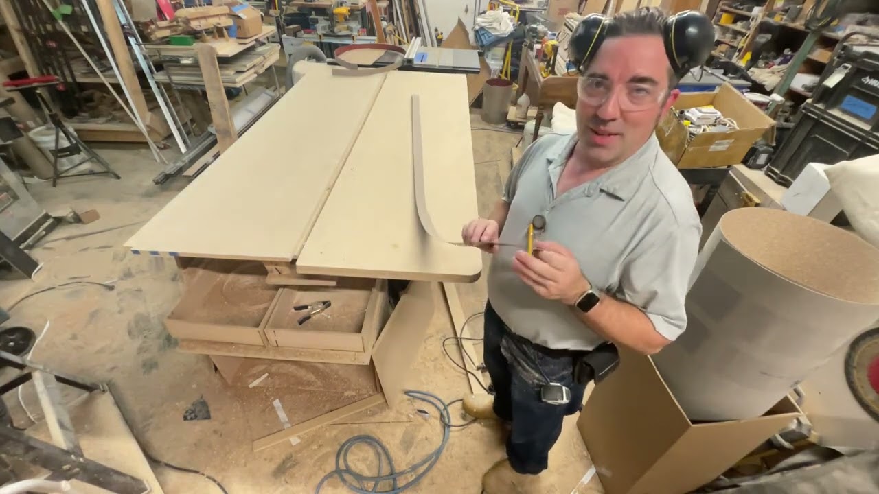 How to Build a Laminate Countertop with a Radius From Start to Finish!!!