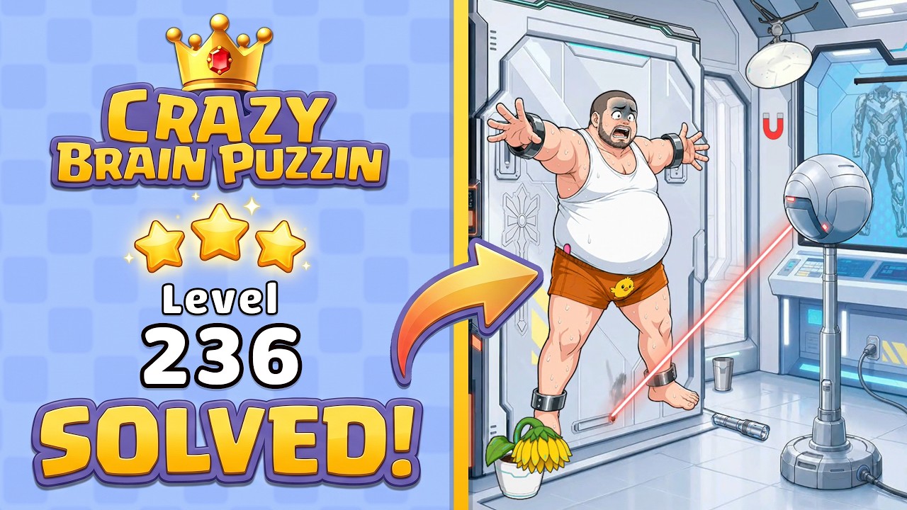 Crazy Brain Puzzle: Mind Twist - Level 236 (Lab horror) Walkthrough | Gameplay & Solution