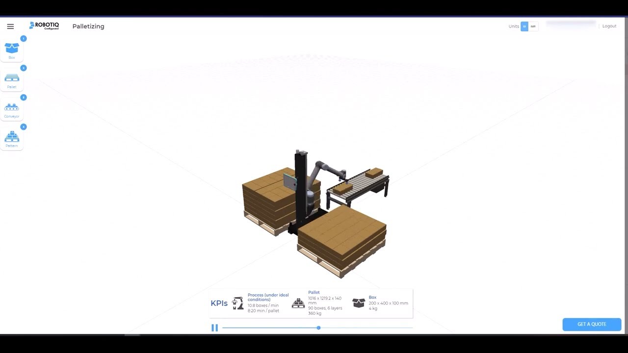 Palletizing | Try the Robotiq Palletizing Configurator