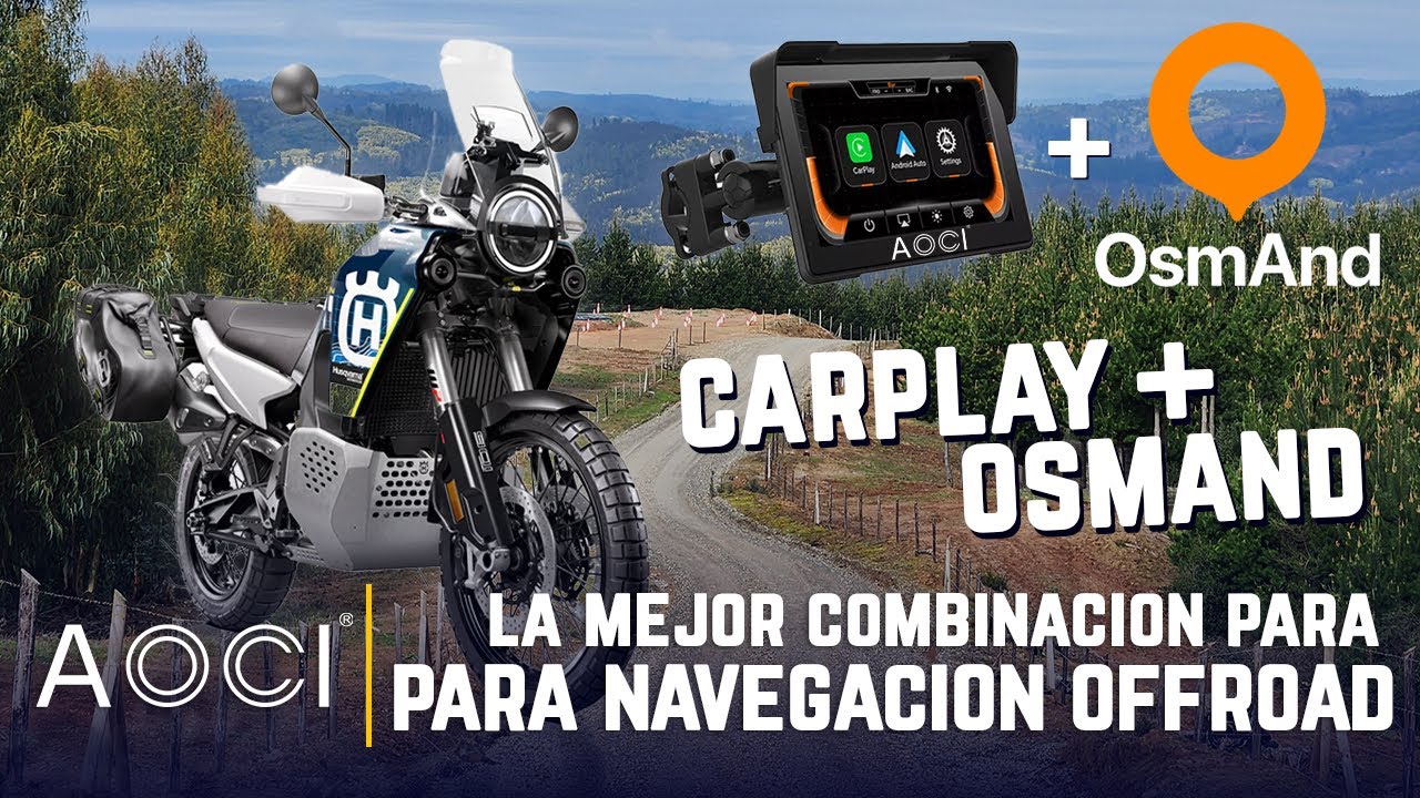 Aoocci C7 + OsmAnd | Cómo usar navegación off-road en CarPlay inalámbrico