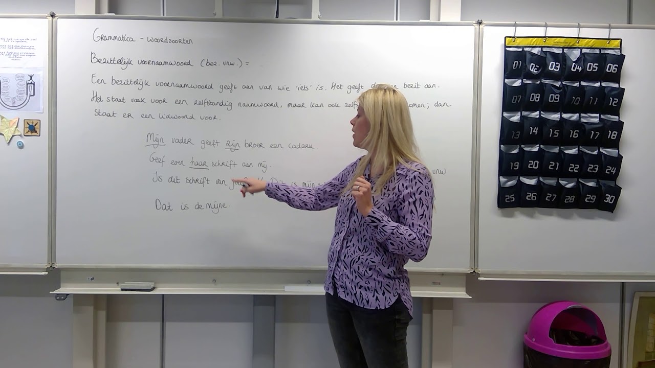 Grammatica - ontleden: het bezittelijk voornaamwoord (bez. vnw.)