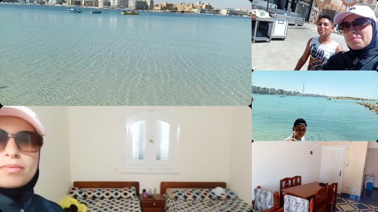 جوله في شقه مطروح عالبحر 🏄مش هتصدقوا المنظر وجمال البحر 🏊 ارخص بحر في مطروح 💪