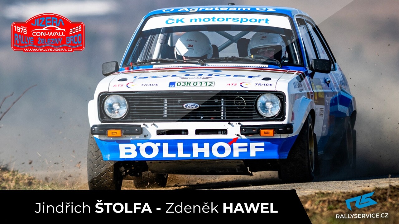 Rallye Jizera 2026 - Jindřich Štolfa - Zdeněk Hawel | Rallyservice