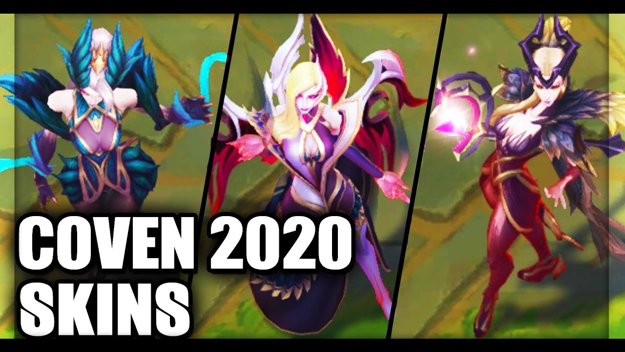 All New Coven Skins Spotlight Legendary Morgana, Zyra, Leblanc (League of Legends)