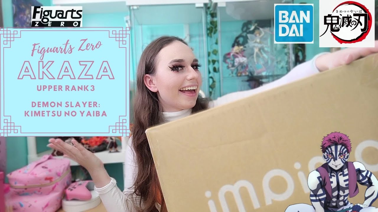 Figuarts Zero Akaza: Upper Rank 3 Demon slayer Kimetsu no Yaiba unboxing and review!