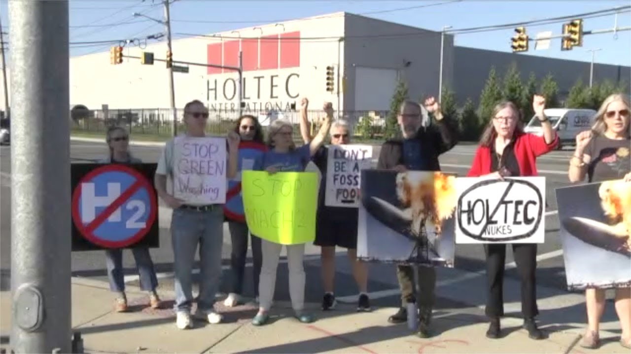 Camden Hydrogen Hub protest