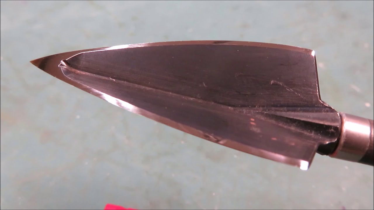 Cutthroats 3 blade broadhead  sharpening with the 344 sharpener by Stay Sharp
