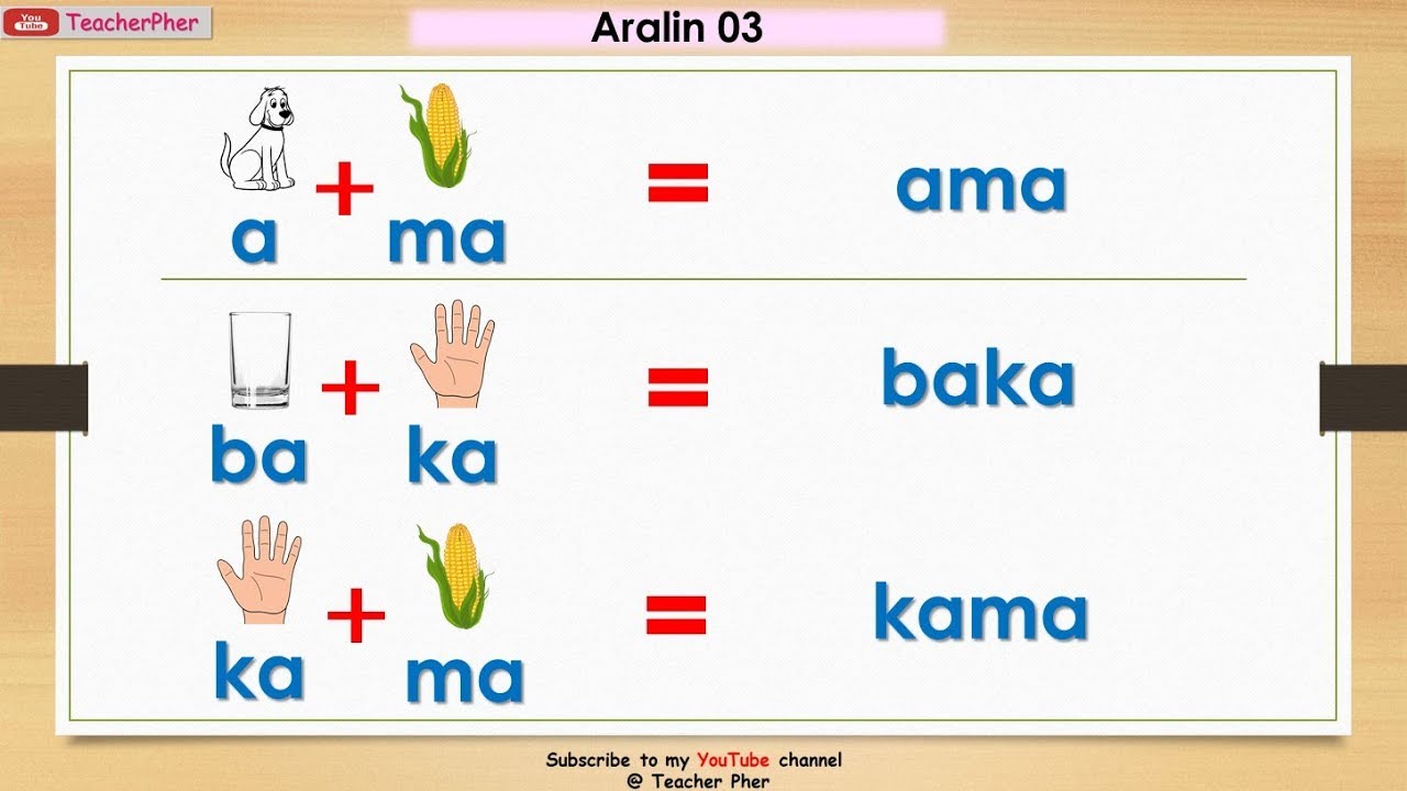 PAGPAPANTIG Aralin 03 Unang Hakbang sa PAGBASA
