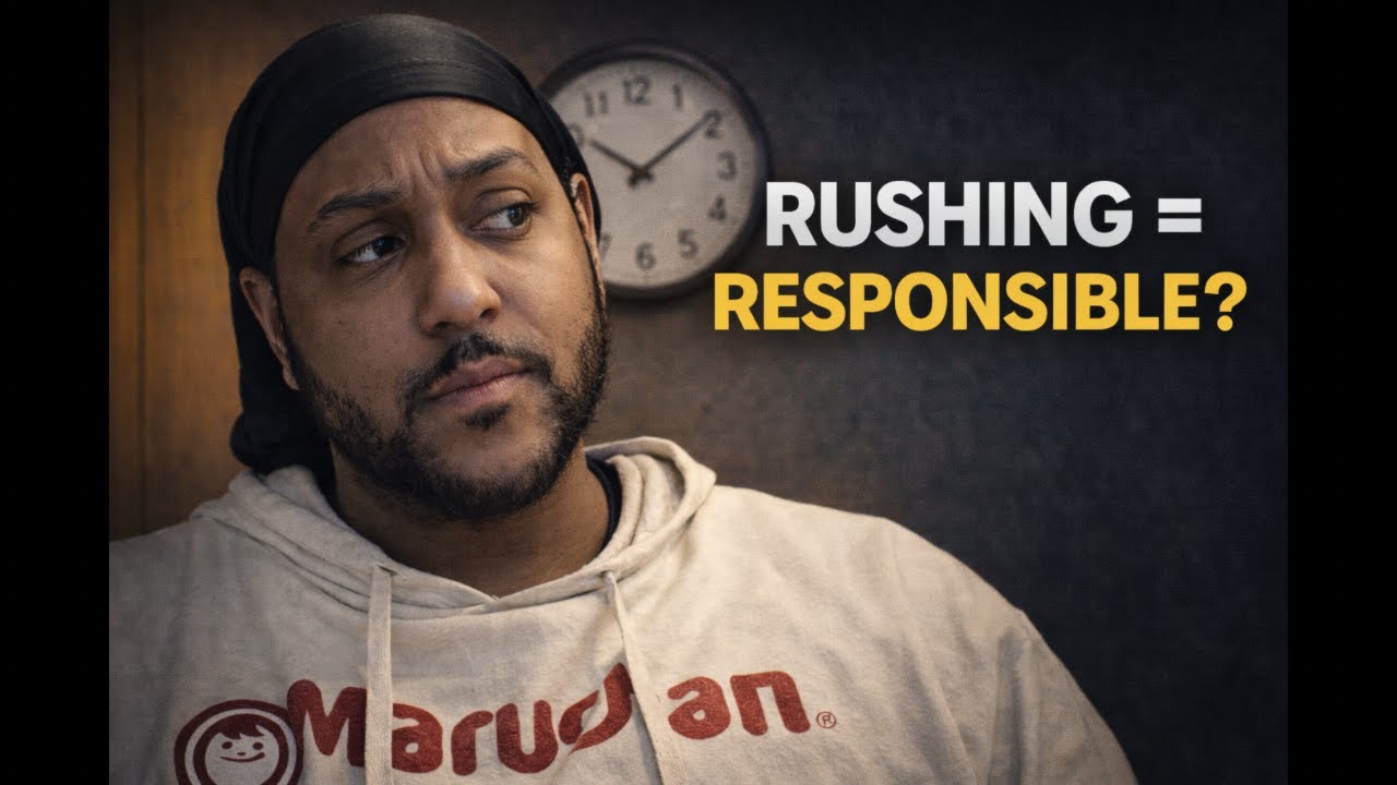Why Rushing Starts To Feel Responsible  | Thinking Out Loud EP 3.